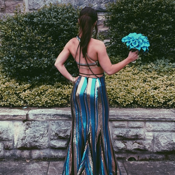 Madison James Sequin Dress - Picture 7 of 7